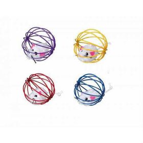 Eastland 6 cm 1 Adet Telli Top İçinde Peluş Fare Oyuncağı
