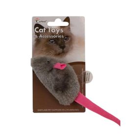 Eastland 8 cm Catnipli Peluş Dijital Sesli Fare Kedi Oyuncağı