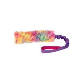 Eastland Bungee İpli Öten Gökkuşağı 52 cm Peluş Köpek Oyuncağı