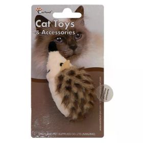 Eastland Catnipli Dijital Sesli Kirpi 9.5 cm Peluş Kedi Oyuncağı