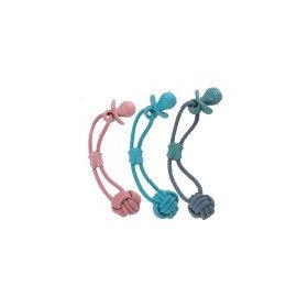 Eastland Emzik Şeklinde İpli 38 cm Karışık Renkli Köpek Oyuncağı