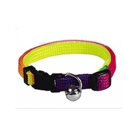 Eastland Fosforlu Zilli Karışık Renkli 30 cm Kedi Boyun Tasması