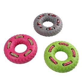 Eastland İpli Plastik Halka Çap 12.5 cm Köpek Oyuncağı