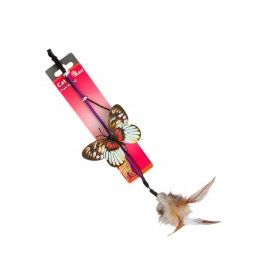 Eastland Kelebekli Olta 26.5 cm Karışık Renkli Kedi Oyuncağı