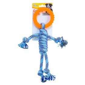 Eastland Plastik Halkalı İp Adam 30 cm Köpek Oyuncağı