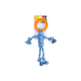 Eastland Plastik Halkalı İp Adam 30 cm Köpek Oyuncağı