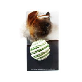 Eastland Tüylü Doğal 4.5 cm Top Kedi Oyuncağı