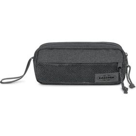Eastpak EK0A5BIV77H1 Double Pouch Black Denim Gri Kalem Kutusu