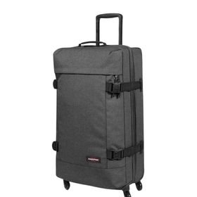 Eastpak Trans4 L Black Denim Gri Tekerlekli Valiz