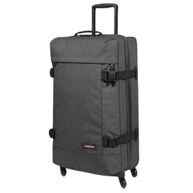 Eastpak Trans4 M Black Gri Denim Tekerlekli Valiz