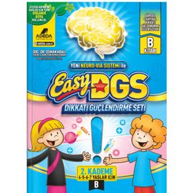 Easy DGS Dikkati Güçlendirme Seti 2. Kademe B Kitapçığı 4 - 7 Yaş - Adeda Yayınları