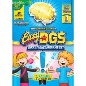 Easy DGS Dikkati Güçlendirme Seti 2. Kademe B Kitapçığı 4 - 7 Yaş - Adeda Yayınları