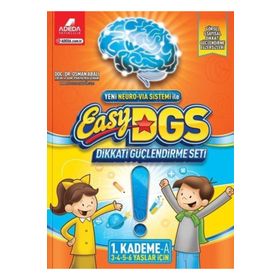 Easy Dikkati Güçlendirme Seti 3-6 Yaş A 1.Kademe-Adeda Yayınları