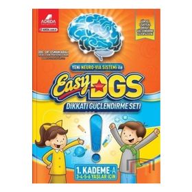 Easy Dikkati Güçlendirme Seti 3-6 Yaş A 1.Kademe-Adeda Yayınları