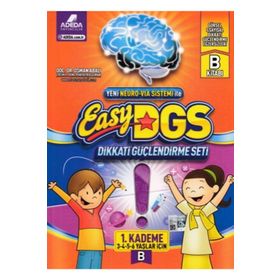 EASY Dikkati Güçlendirme Seti 3-6 yaş B Kitapçığı-Adeda Yayınları