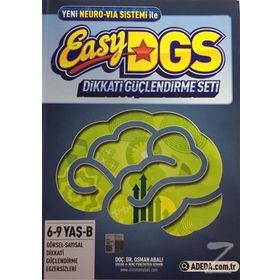 Easy Dikkati Güçlendirme Seti 6-9 Yaş B - Osman Abalı