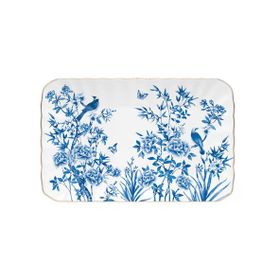 Easy Life Paradise Garden Porselen 20x13 cm Dikdörtgen Tabak