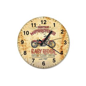 Easy Rider Motorcycles Tasarım Duvar Saati
