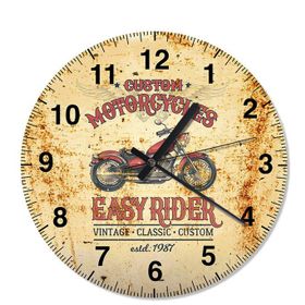 Easy Rider Motorcycles Tasarım Duvar Saati