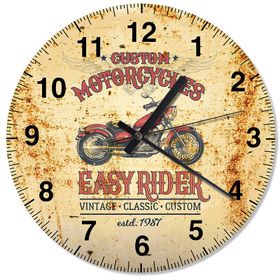 Easy Rider Motorcycles Tasarım Duvar Saati