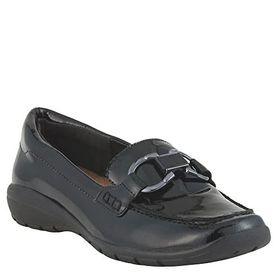 Easy Spirit Avienta Siyah Patent 006 Kadın Loafer Ayakkabı