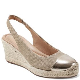 Easy Spirit Margie Espadrille Doğal Altın Kadın Kama Sandalet