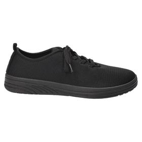 Easy Street Komuta Bağcıklı Siyah Örgü Kadın Sneaker