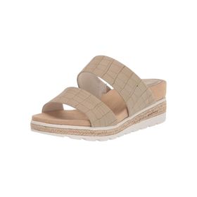 Easy Street Maryann Kama Taupe Croco Kadın Sandalet