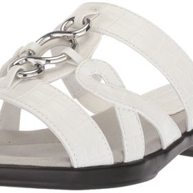 Easy Street Torrid Düz Beyaz Timsah Kadın Sandalet