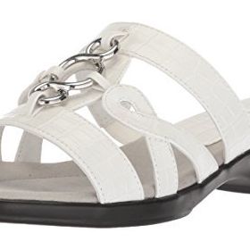 Easy Street Torrid Düz Beyaz Timsah Kadın Sandalet