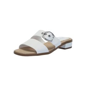 Easy Street Viviana Beyaz Croco Topuklu Kadın Sandalet