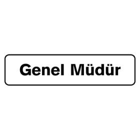 Easy Tool B1201 Genel Müdür Uyarı Levhası