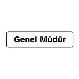 Easy Tool B1201 Genel Müdür Uyarı Levhası