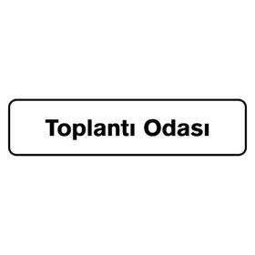 Easy Tool B1227 Toplantı Odası Uyarı Levhası