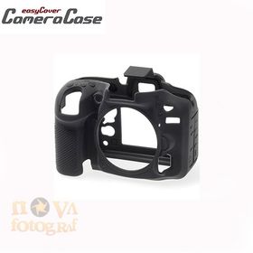EasyCover Nikon D7200 Siyah Silikon Kılıf