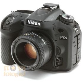 EasyCover Nikon D7200 Siyah Silikon Kılıf