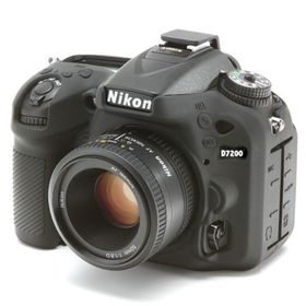 EasyCover Nikon D7200 Siyah Silikon Kılıf