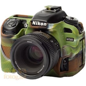 EasyCover Nikon D7500 Kamuflaj Silikon Kılıf