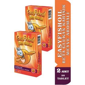 EasyFishoil Beta Glukan Çiğnenebilir 2x30 Jel Form Balık Yağı