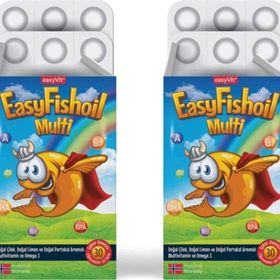EasyFishoil Multi Çiğnenebilir 2x30 Jel Form Balık Yağı