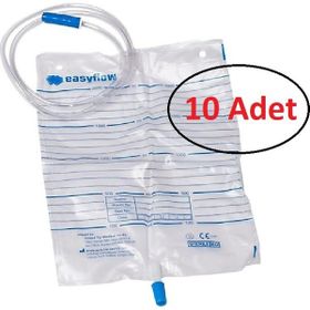 Easyflow 2000 ml 10 Adet Musluklu İdrar Torbası