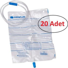 Easyflow 2000 ml 20 Adet Musluklu İdrar Torbası