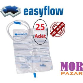 Easyflow 2000 ml 25 Adet Musluklu İdrar Torbası