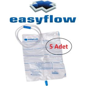 Easyflow 2000 ml 5 Adet Musluklu İdrar Torbası