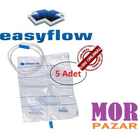 Easyflow 2000 ml 5 Adet Musluklu İdrar Torbası