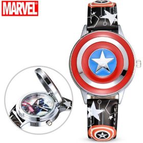 Easytoy Disney Örümcek Adam Çocuklar Kaptan Amerika Ironman Çocuk Saatlerini İzliyor Kırmızı Erkek Çocuk Kol Saati