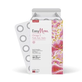 Easyvit EasyMom Çiğnenebilir 30 Jel Form Balık Yağı