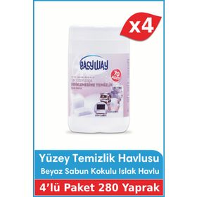 Easyway 70'li Beyaz Sabun Kokulu Kova Islak Mendil (2 adet)