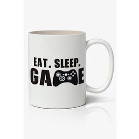 Eat Sleep Baskılı Kupa