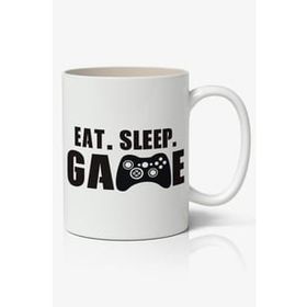 Eat Sleep Baskılı Kupa